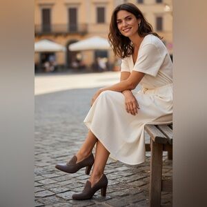 Umberto Raffini Signature Micheline Brown Shoes Size 42